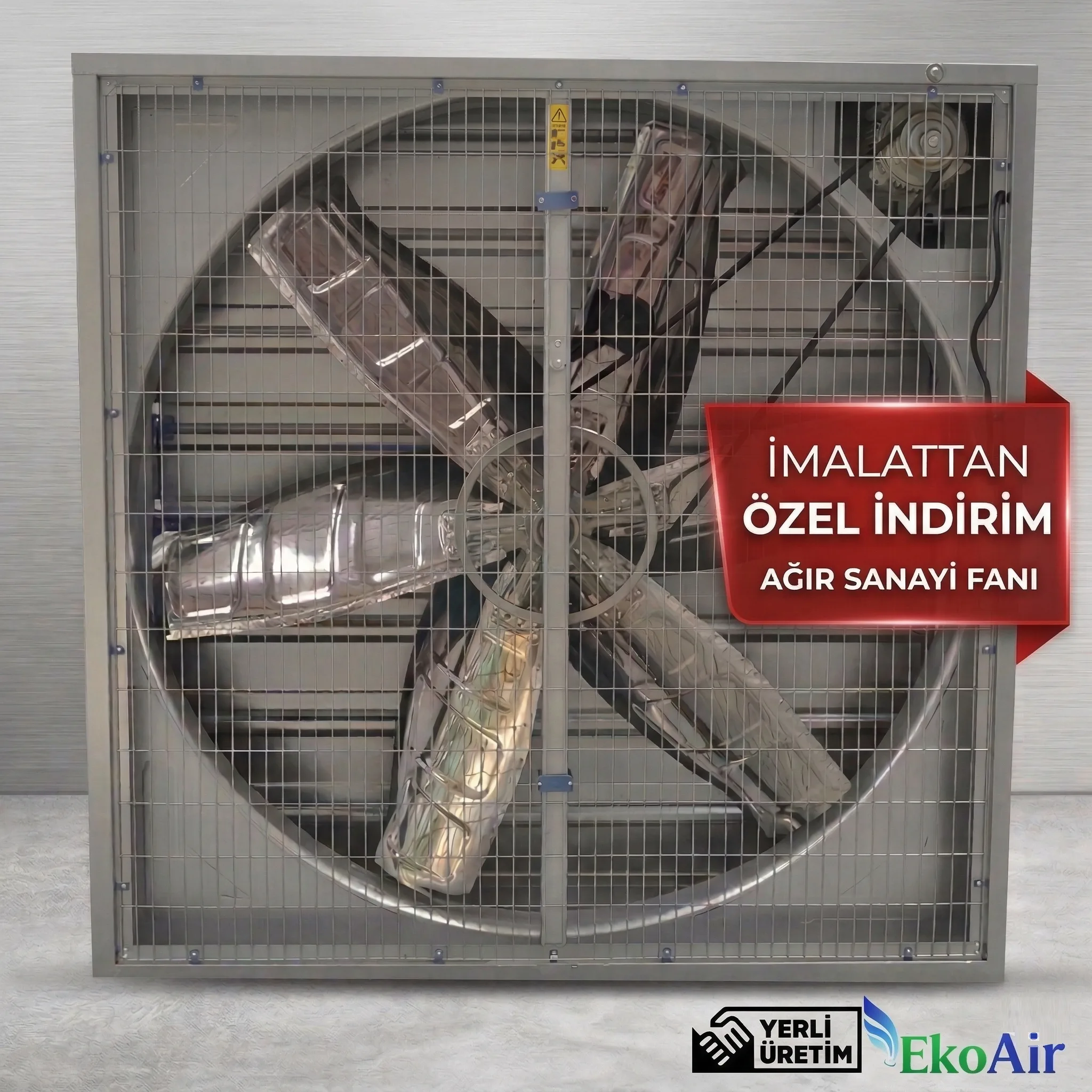 Egzoz Fanı – Endüstriyel Kümes, Sera ve Fabrika Havalandırma Fanı